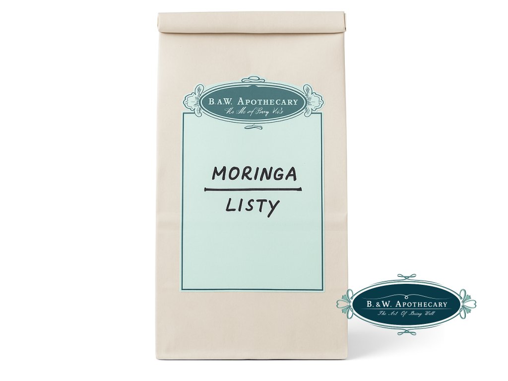 B.& W. Apothecary Moringa, bio listy 50 g