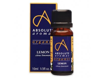 Absolute Aromas Organic Lemon esenciální olej 10 ml