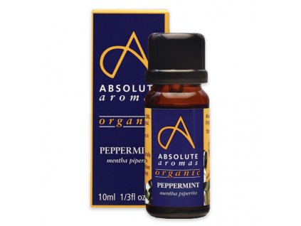 Absolute Aromas Organic Peppermint esenciální olej 10 ml