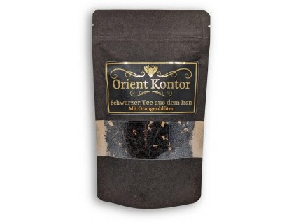 Orient Kontor Prémiový černý čaj z Iránu s pomerančovými květy, 40 g