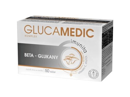 Glucamedic, Extrakt z houby hlívy ústřičné, 50 tablet