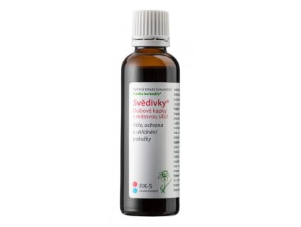 Dědek kořenář Svědivky® Dubové kapky s mátovou silicí, 50 ml