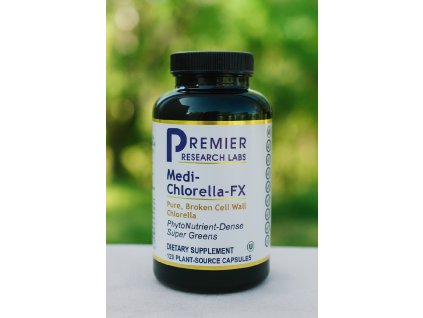 FX Premier Research Labs Bio Chlorella, 120 kapslí pro detox, energii, imunitu