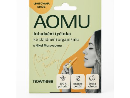 AOMU Inhalační tyčinka, Limitovaná edice s Nikol Moravcovou 01