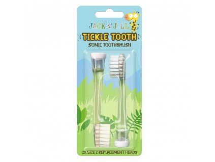 Jack N' Jill Náhradní hlavice na sonický kartáček Tickle Tooth 2 ks