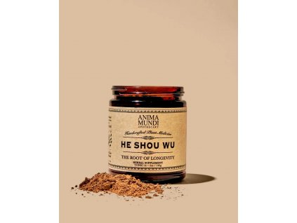 Anima Mundi He Shou Wu, 100% kořen dlouhověkosti, prášek 142 g