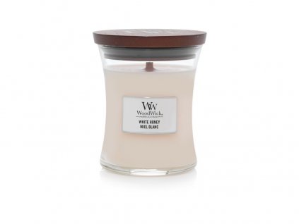 WoodWick White Honey sklo střední