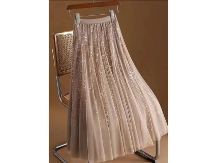 Sukně zlatá třpyt 1