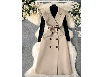 Vesta dlouhá krémová 1