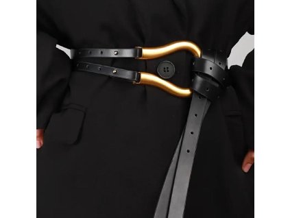 Pásek zavazovací spona černý