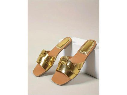 Letní sandálky zlaté