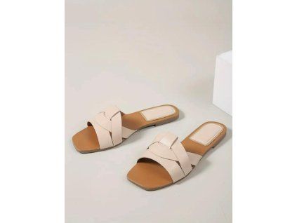 Letní sandálky béžové