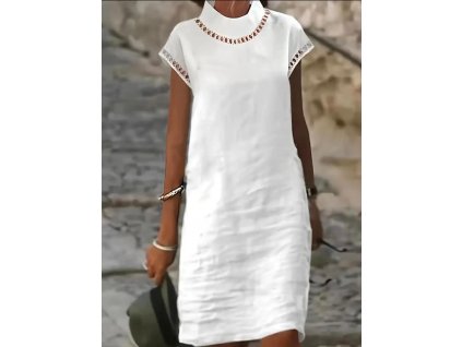 Bílé šaty bavlna