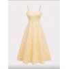 Šaty krajka žlutá 2