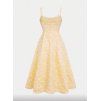 Šaty krajka žlutá 3