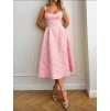Šaty krajka růžová A