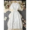 Šaty krajka bílé