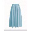 Sukně bledě modrá 4