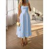 Šaty krajka bledě modré