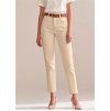 Kalhoty riflové béžové 4