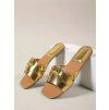 Letní sandálky zlaté
