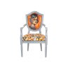 Křeslo - Dáma na cestě - retro pop art