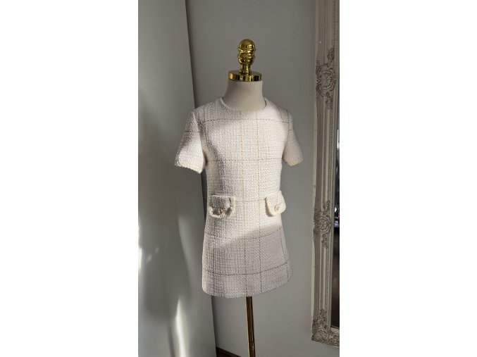 Dívčí tvídové šatičky