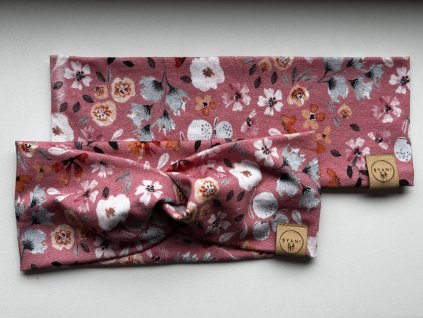 Čelenkový set "rozkvetlá růžová"