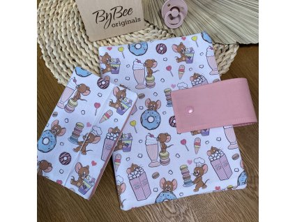 Set - plenkovník a obal na očkovací průkaz - Tom a Jerry