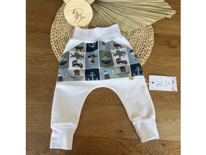 Baby baggy - námořník kapsa vel. 74