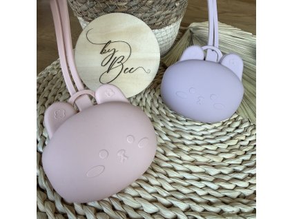 Pouzdro na dudlík na kočárek - králíček