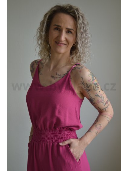 Overal na ramínka Magenta - růžový