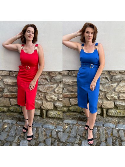 Elegantní šaty na ramínka Carrie