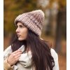 Čepka vlněná Béžovohnědá