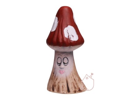 dekorace na zahradu muchomůrka s obličejem (6)