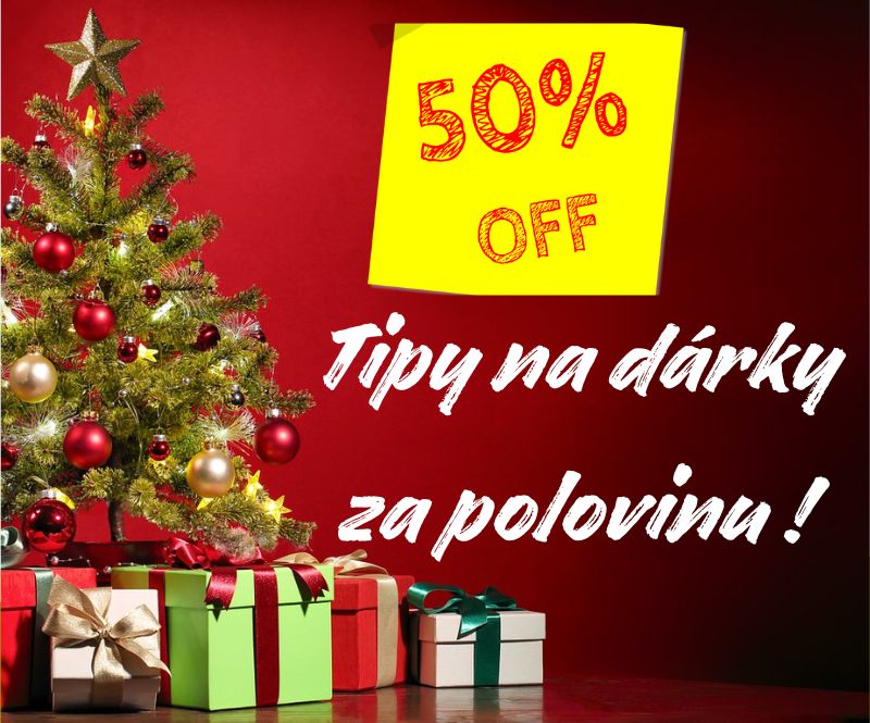 Vánoční dárky za polovinu