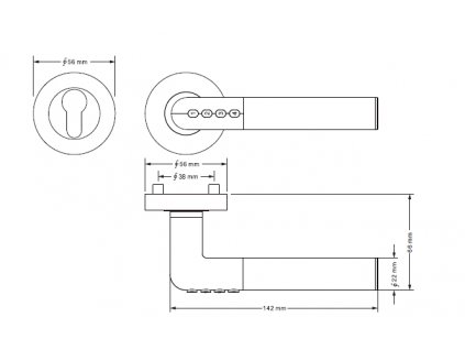 105680 set chytre kliky a zadlabaciho zamku smart handle set h 02 en 304 bs