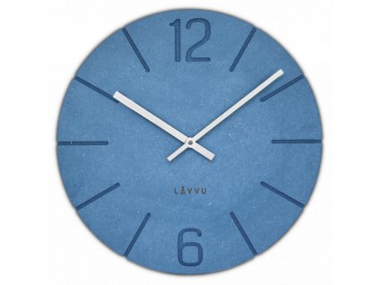 144563 lavvu modre hodiny natur vyrobene v cechach 34cm