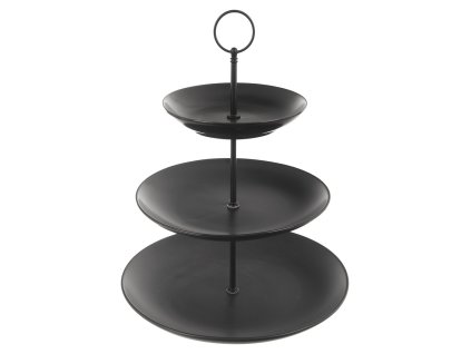 225658 servirovaci stojan black 3 patra