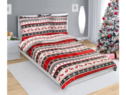 233926 povleceni mikroflanelove norsky vzor 140x200 70x90 cm