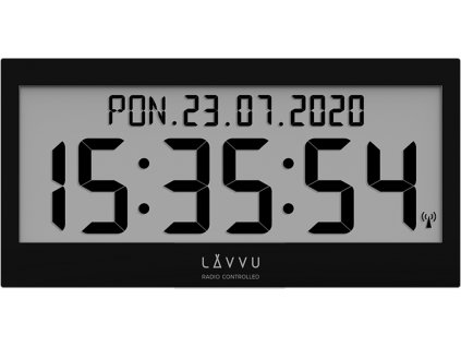 28511 cerne digitalni hodiny s cestinou lavvu modig lcx0011