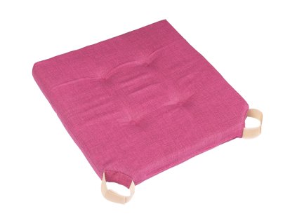 293847 sedak hladky ulla 40x40 cm bordova