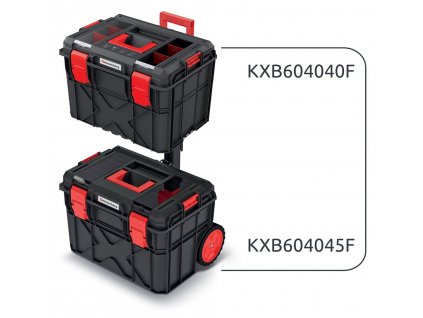 Set kufrů na nářadí a organizéru X BLOCK LOG 546x380x785