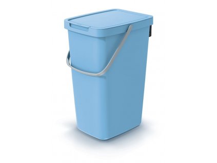 Odpadkový koš SYSTEMA Q COLLECT světle modrý, objem 20 l