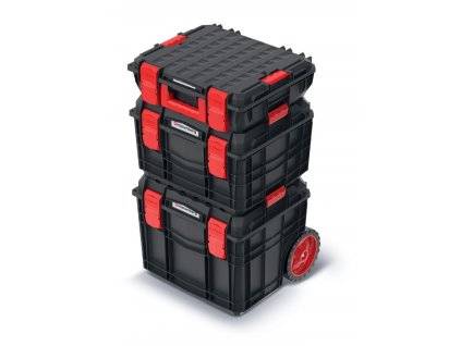 Set kufrů na nářadí C BLOCK PRO SET černý 45x38x80 cm