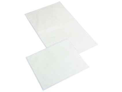 Koupelnové předložky BANY MICRO sada 60x100, 60x50 cm bílá