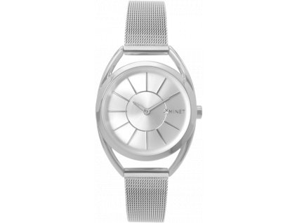 34952 stribrne damske hodinky minet icon pure silver mesh