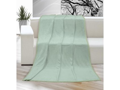 86939 1 prikryvka korall micro jednoluzko mint 150x200 cm