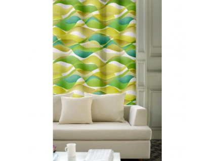 89024 forbyt zaves dekoracni oxy hawaii 1 bezovo zeleny 150 cm