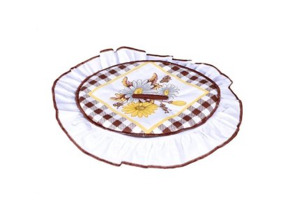 89657 kosik na pecivo gerbera hnedy